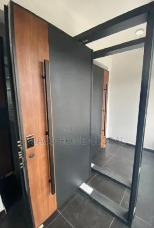 6ft by 9ft Pivot Security Door With Smart Lock