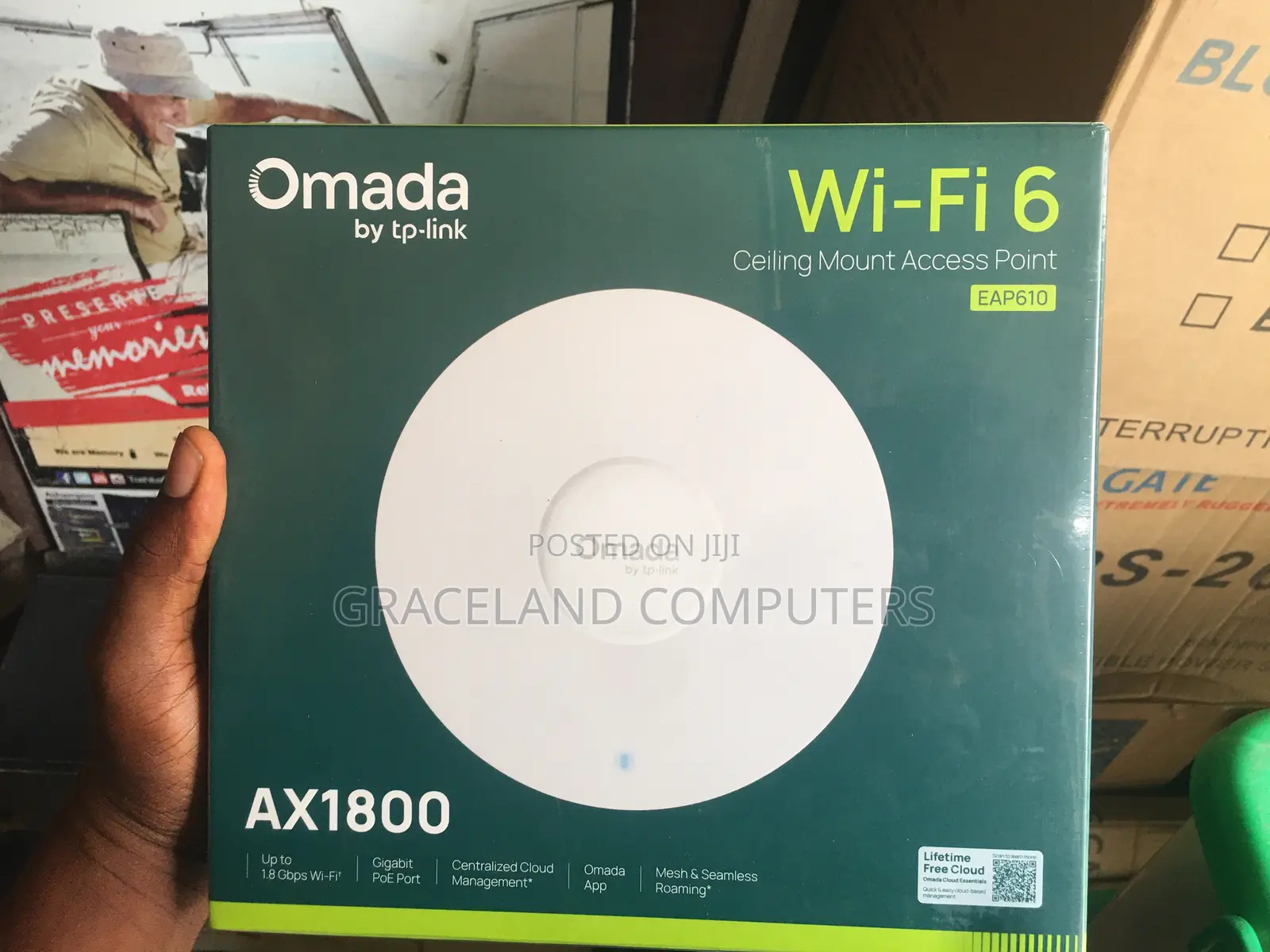 Tp-Link Omada Eap610 Ax1800 Ceiling Mount Wifi 6 Access Point