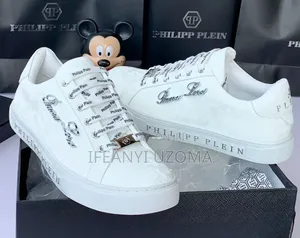 White Color Philipp Plein Luxury Designer Shoe