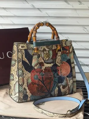 Gucci Handbags With Flowery Design