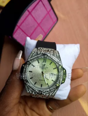 High Quality Rubber Strap Hublot Wristwatch