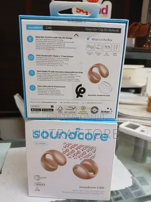 Soundcore C40i Clips-on Earbuds Wireless Bluetooth 5.4 Earphone
