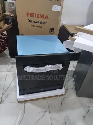 Phiima Phd24 Black Dishwasher – Compact Efficient
