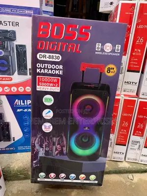 Boss Digital Dr-8830 Outdoor Karaoke Speaker – 10,000w Heavy Duty