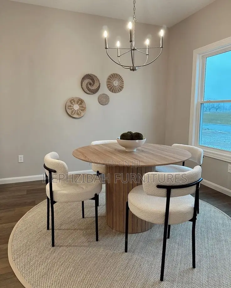 4 Seater Modern Cream Dining