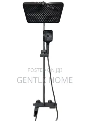Black Standing Shower