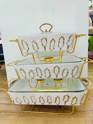 3set Quality Casserole Serving Dish