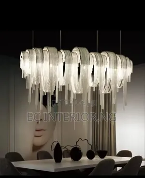 Modern Lustre Chrome Tassel Led