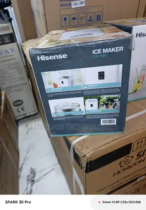 New Hisense (Icm1263) Ice Machine 12kg Output