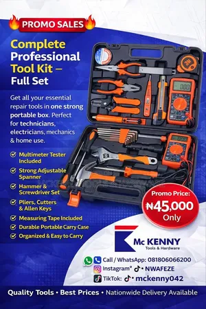 Complete Professional Tool Kit – Full Set 