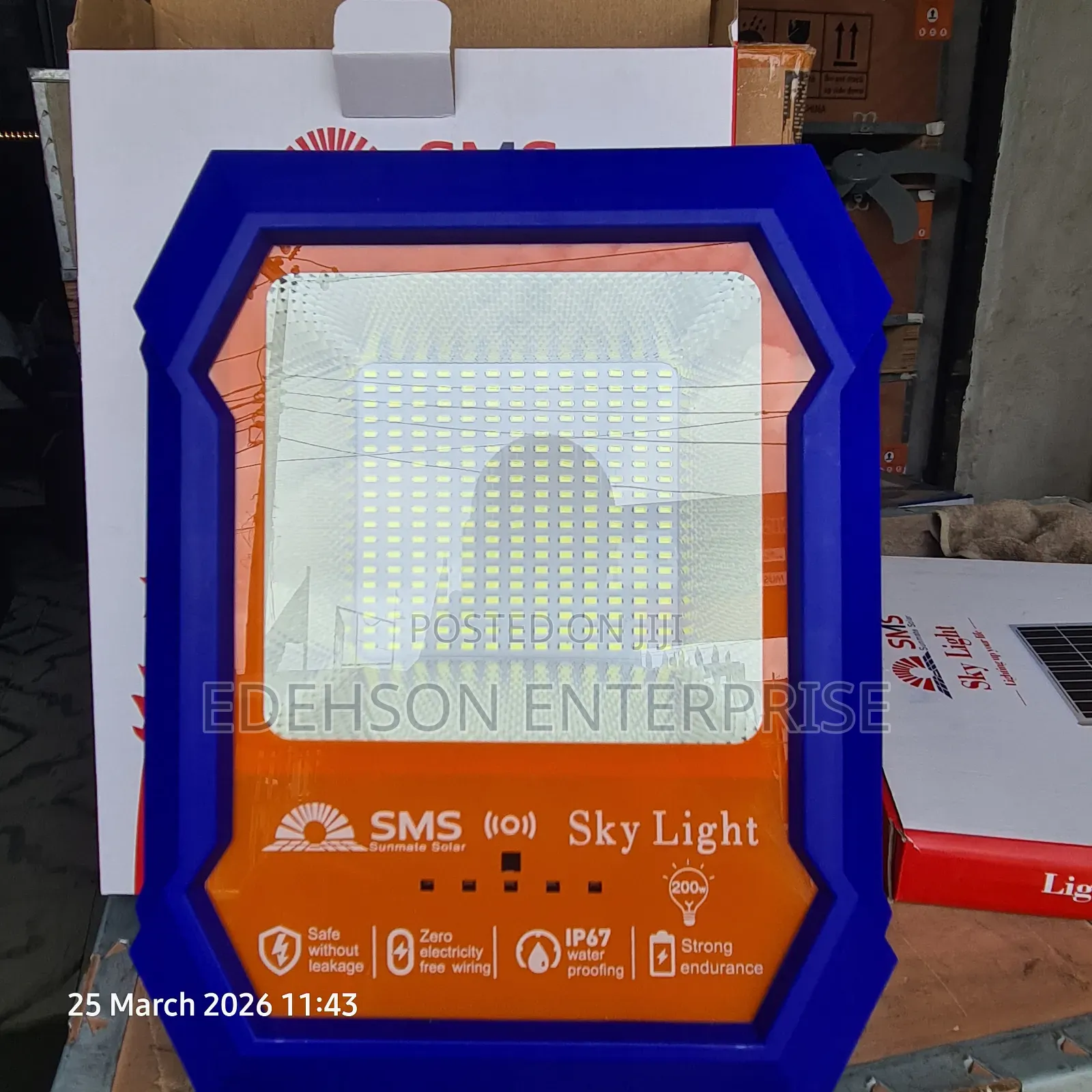 SMS Solar Street Light 200wat