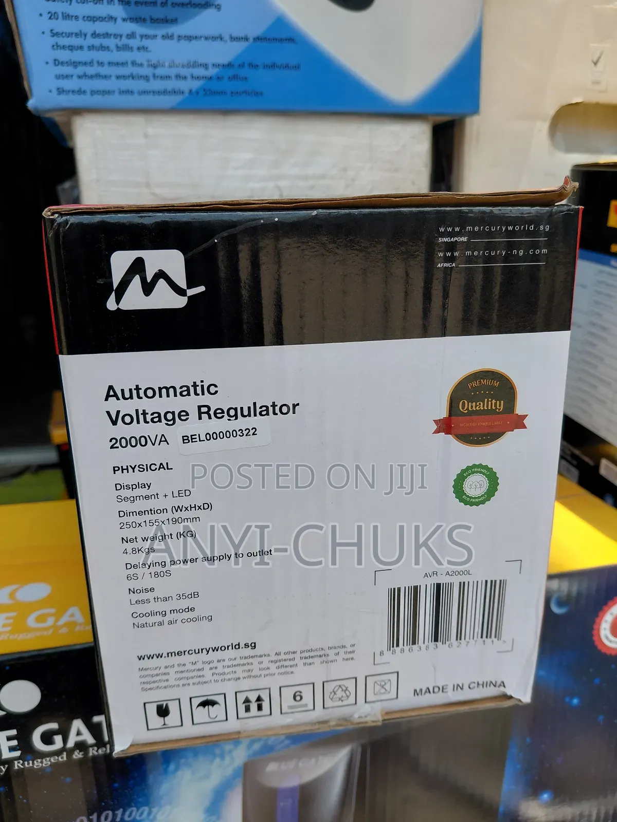 Mercury Automatic Voltage Regulator 2000va