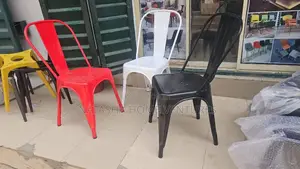 Tolix-Style Metal Dining Chairs