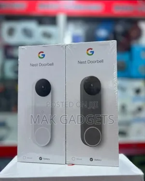 Google Nest Doorbell Smart Home Battery Snow White New Ga01318-Us