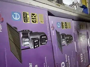 4g Ubox Solar PTZ Dual Lens CCTV With Double Camera