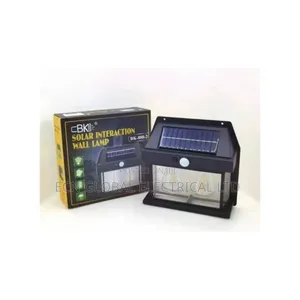 Generic Solar Motion Sensor Wall Lamp – Outdoor Waterproof Security
