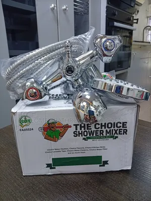 Luxury Chrome Dual Handle Shower Mixer Set – Durable Stylish