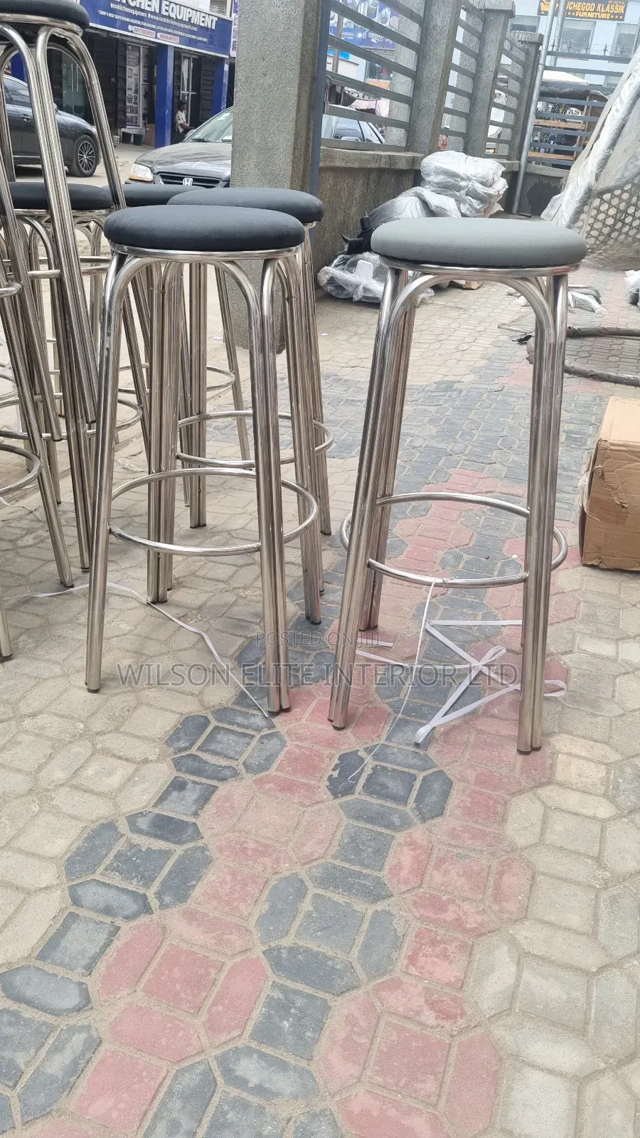 Stainless High Stool