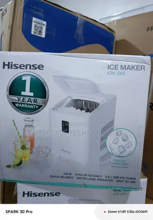 Hisense > Icm1263 Tabletop Ice Maker 12kg