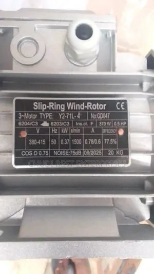 Slip Ring Wind Rotor 0.5hp 37w Electric Motor