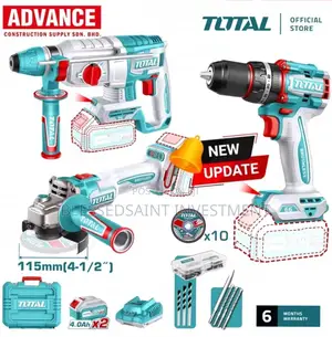 Total 3in1 Combo Kit Set Brushless 20volts