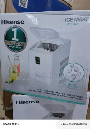 Hisense Ice Maker Icm1263 12kg Kitchen Device