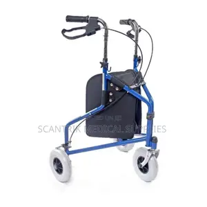 Foldable 3-Wheel Tri-Walker Rollator for Easy Storage and Transport