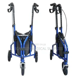 Lightweight 3-Wheeled Rollator Walker for Elderly Mobility