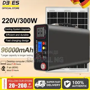 Laptop Power Bank 300w Portable Multifunctional Power Station 96000mah