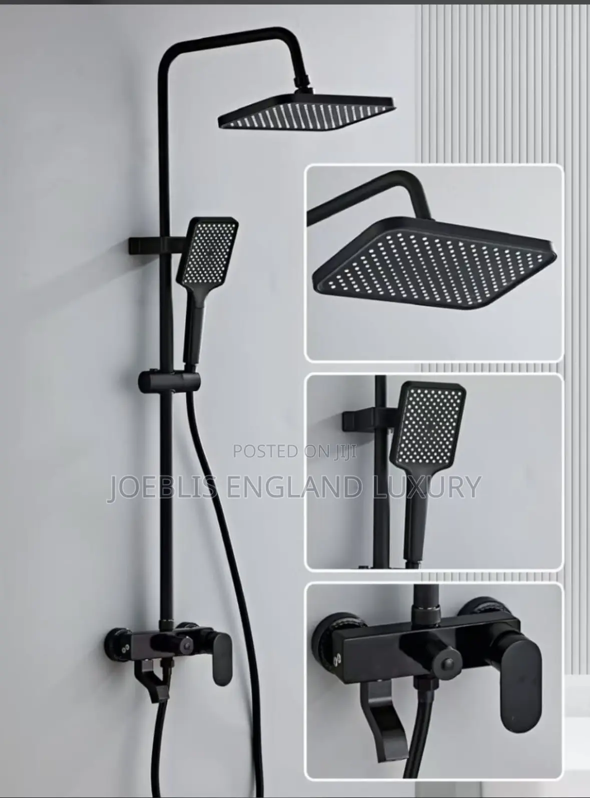 Shower Mixer Black