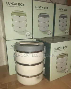 3-Layer Insulated Stainless Steel Lunch Box
