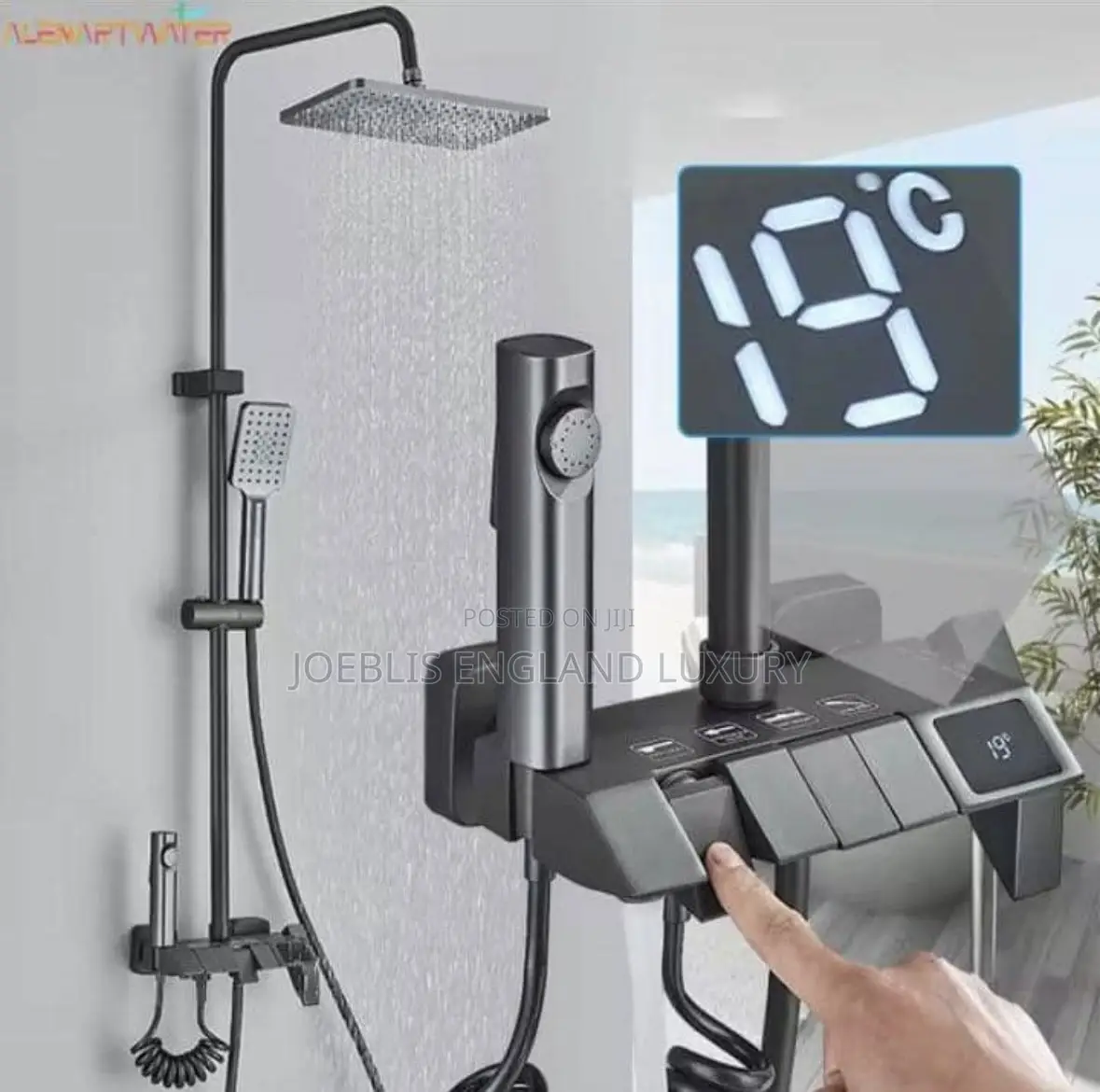 Shower Mixer With Digital Display
