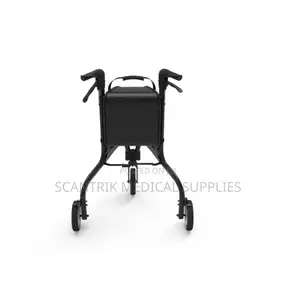 Compact 3-Wheeled Rollator for Indoor and Outdoor Mobility