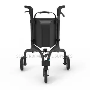 3-Wheeled Tri-Walker Rollator for Easy Navigation in Tight Spaces
