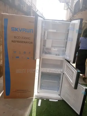 Clean Brand New Skyrun 330hc Double Door Fridge