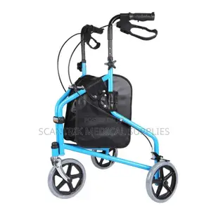 Durable 3-Wheel Rollator for Reliable Mobility Assistance