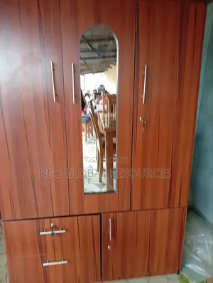 Well Designed Wardrobe With Mirror