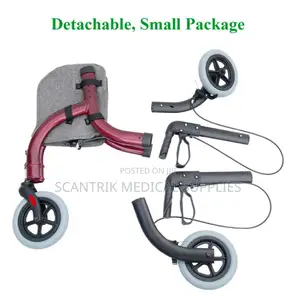 Foldable 3-Wheel Tri-Walker for Easy Transport and Storage