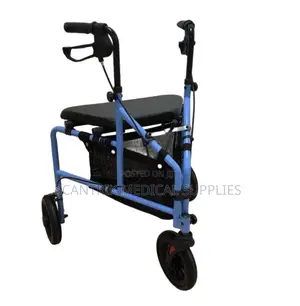 Lightweight 3-Wheeled Rollator for Home and Healthcare Use