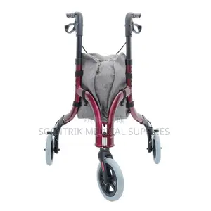 Compact 3-wheeled Rollator For Reliable Everyday Use