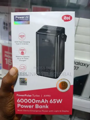 Itel 60000mah 22.5w Type-C Fast Charging Power Bank