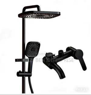 Black Stainless Steel Shower Set