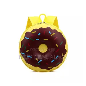 Children Cute Donut School Backpack Bag - Waterproof