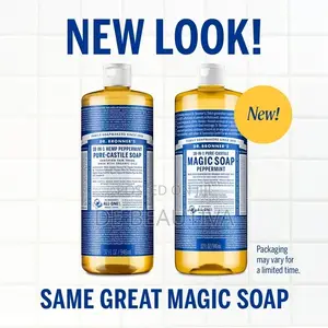Dr. Bronner's Magic Soap - Peppermint - Pure-Castile Liquid Soap 32oz