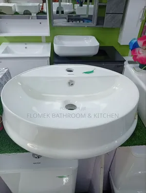 Brand New Argent Crystal Designer Wash Hand Basin - Sleek White