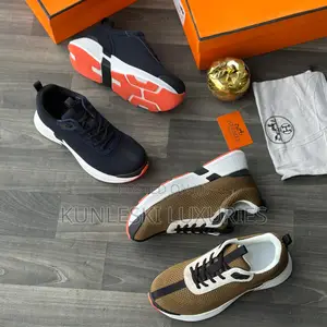 High Quality Hermes White Sole Sneakers