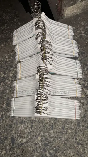 White Plastic Hangers