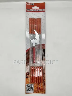 12 PCS of Stainless Steel Metal Barbeque Skewer Needle