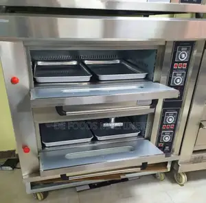 2 Decks 4 Trays Oven With Shelve