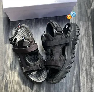 Moncler Train Original Quality Sandals Available in Black